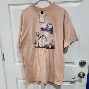 Gildan Peach Heavy Cotton Crewneck Tee